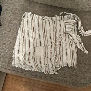 Small cotton candy wrap skirt